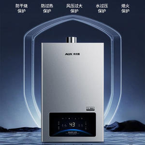 Chauffe-eau instantané sans réservoir au gaz naturel ou électrique, en acier inoxydable, avec allumage électronique et température constante - Product Image 4