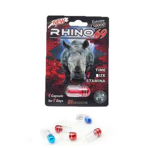 China Großhandel Verpackung ohne Pillen benutzer definierte Design Libigrow 3d Lentikular Nashorn Sex Pillen Verpackung Plastik karte - Product Image 1