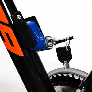 ライディングアクセサリー盗難防止ディスクブレーキロックポータブルアルミニウム合金防錆安全ライディング自転車ロック