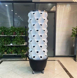 Sistemas de cultivo de Torre hidropónica de piña Lyine, Torre aeropónica vertical para jardín - Product Image 4