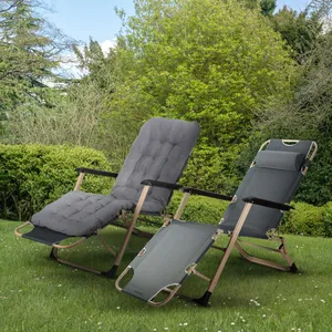 Tumbona plegable moderna para exteriores Uplion, muebles de playa de tela Oxford para jardín, Camping, patio, tumbona Exterior - Product Image 6