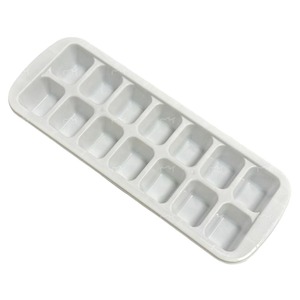 Ice Tray Mold 14 Compartment Square Plastic White For Refrigerator Homemade Ice Cubes 27x10x2.7cm - Product Image 5