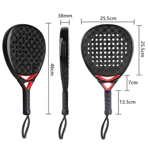 Raquette de <span class=keywords><strong>padel</strong></span> Arronax Rough Matte <span class=keywords><strong>Surface</strong></span> 3K 12K 18K en carbone avec noyau EVA, face de 26 cm, poids de 360 g - Product Image 6