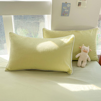 Parure de lit 4 pièces moderne en jacquard géométrique, 300 fils, 100 % coton certifié OEKO-TEX, douce, pour très grand lit, vente en gros