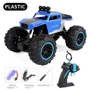 Coche <span class=keywords><strong>RC</strong></span> Todoterreno 4x4 con Control Remoto, Luces LED, Motor Potente, Neumáticos TPR Duraderos, Alcance de 40m, 4 Canales - Product Image 5