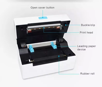 Imprimante thermique d'étiquettes de reçus à code-barres intelligent et code QR, nouvelle technologie innovante, la plus recherchée /USB 110mm