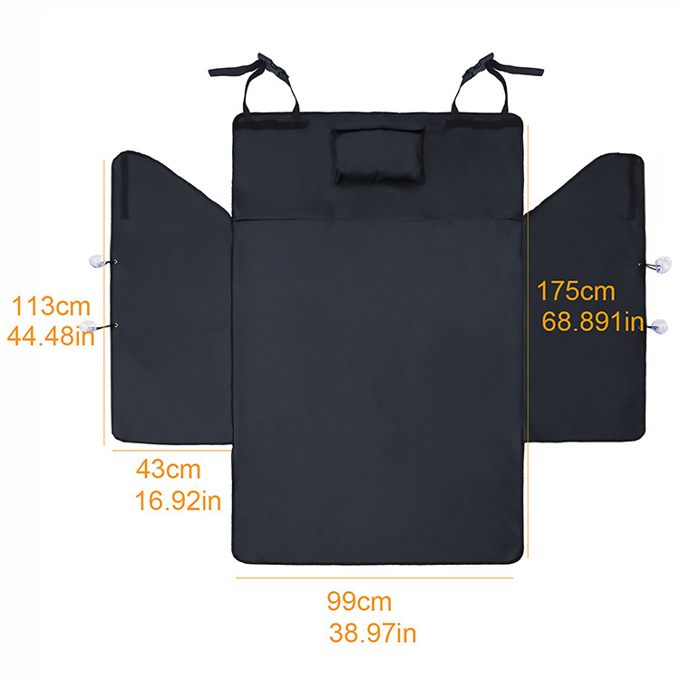 Single-layer rear trunk (4 suction cups)