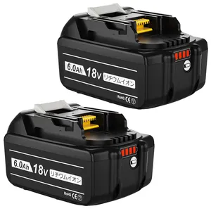 Ready to ship 6ah 18v for Makitas akku lithium ion battery pack for power tool combo kit cordless drill