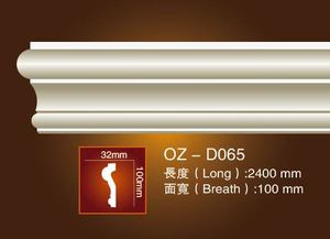 Les ventes directes de la Chine fournisseur de moulage PU moulures à <span class=keywords><strong>angle</strong></span> plat pour la décoration de bâtiments - Product Image 2