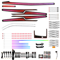 Lumière ambiante LED 12V 18W de qualité supérieure pour Audi Q5 18-25, bande décorative intérieure de voiture, installation sans dommages, qualité originale