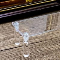 Base de figurine de robot mecha de jeu de société d'anime en acrylique personnalisée à une seule couche détachable facile à assembler