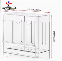 Distributeur de boosters en acrylique, organisateur et rangement pour boosters de cartes à collectionner, cartes sportives et plus encore