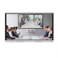 Tableau blanc interactif multi-touch 20 points de 75 pouces, système d'exploitation double, tableau d'enseignement intelligent en vente, tableau blanc intelligent