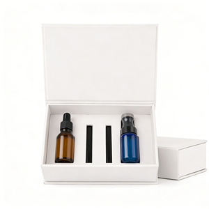 ชุดผลิตภัณฑ์ดูแลผิวแบบขวดหยดพร้อมบรรจุภัณฑ์เครื่องสำอางสั่งทำพิเศษสุดหรู ฝาปิดแม่เหล็ก พร้อมแผ่นโฟมสั่งทำพิเศษ โลโก้สั่งทำได้จากโรงงาน - Product Image 2