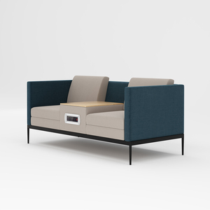 Muebles Modernos para Sala de Espera, Conjunto de Sofás para Reuniones de Visitantes, Sofá de Oficina con Respaldo Alto, Sofá Lounge, Sofá de Privacidad - Product Image 5