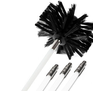 Brosse de nettoyage de cheminée Kit de nettoyage de <span class=keywords><strong>conduit</strong></span> de sèche-cheminée outils de balayage de charpie tiges flexibles rotatives - Product Image 1