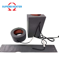Chauffe-élément en caoutchouc silicone flexible sur mesure pour équipement semi-conducteur, chauffage industriel à température constante