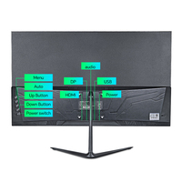 Moniteur de jeu PC Ultra-mince 24 pouces 200Hz IPS écran LCD 2K 1920x1080P FHD bureau nouvel écran d'ordinateur Ultra-mince 1080P