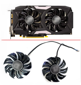 Ventilador de tarjetas gráficas GA91B2U PLA09215B12H, para Odeon PowerColor Red Devil Dragon AX <span class=keywords><strong>RX</strong></span> <span class=keywords><strong>480</strong></span> 470 580, refrigeración de tarjeta de vídeo - Product Image 4