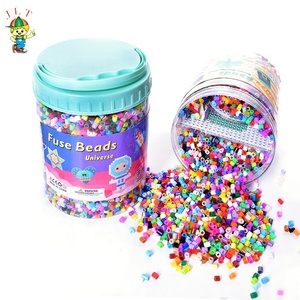 JLT Plastique Perles à Repasser DIY pour Enfants, Jeu de Perles de Mode, Kit de Perles Hama Fusionnables - Product Image 2