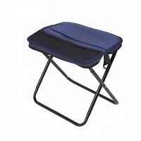 Tabouret pliable à double usage pour le camping, la pêche, les voyages, portable, avec coussin épais, tabouret de loisirs, siège A1740