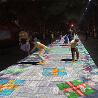 Sistema de Proyección Interactiva para Pisos Interiores, Equipo de Juego de Proyección Interactiva para Niños, Parques Infantiles y de Diversiones