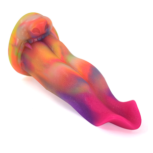 Dildo de Silicona Líquida con Forma de Lengua de Lobo, Brillante en <span class=keywords><strong>la</strong></span> Oscuridad, Tapón Anal de Animal, Juguete Sexual de Fantasía para Parejas - Product Image 3