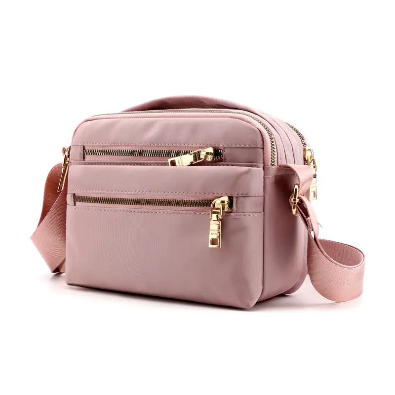 Thời Trang Mới Nhất Thiết Kế Độc Đáo Ladies Nylon Messenger Bag Dây Đeo Rộng Ladies Thanh Lịch Chéo Cơ Thể Shoulder Bag Cho Cô Gái