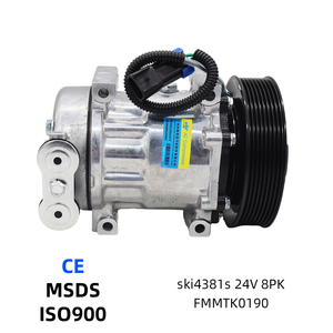 Compresor de Aire Acondicionado para Automóvil SKI4381S, SKI4802S, U4108, 158505 para Freightliner Cascadia DD13 - Product Image 1