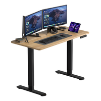 Table de bureau moderne à moteur unique, ergonomique, intelligente, électrique, réglable en hauteur, assis-debout, écologique, vente en gros