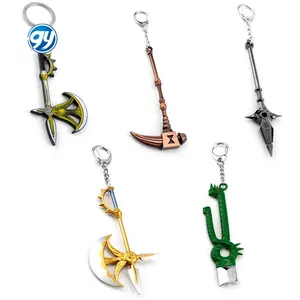 GY Anime The seven 7 Deadly Sins artefak senjata Model gantungan kunci logam