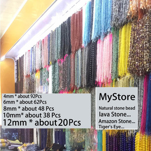 Cuentas de amatista natural de 8 mm, cuentas redondas sueltas para hacer pulseras, joyería de cristal, bricolaje - Product Image 4