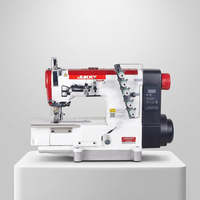 Machine à coudre industrielle JUKKY JK500-01D avec coupe-fil 5 fils et moteur 550W 220V pour sweat-shirts, sous-vêtements et soutiens-gorge