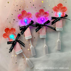 Barre clignotante à haute intensité nuit fleur de pêcher sucette saveur fruitée en vrac emballé revêtement décoratif Tanabata cadeau enfants - Product Image 4