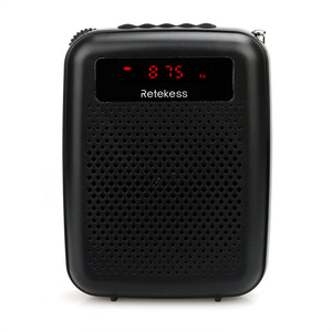 Retekess Bluetooth Speaker 12W FM Radio Rechargeable Battery Portable Speaker with TF Card Support - Product Image 1