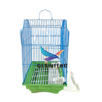 GSF G-211111-2 Cage métallique pliable pour oiseaux Maison modulaire Cage pour pigeons de course en fil de fer Cage pour pigeons Lofts
