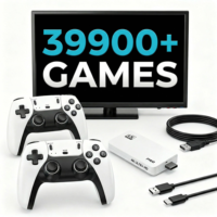 Stick de jeu rétro Mini 4K HD 64 Go 30000 jeux TV Stick Lite M8 Console de jeu vidéo