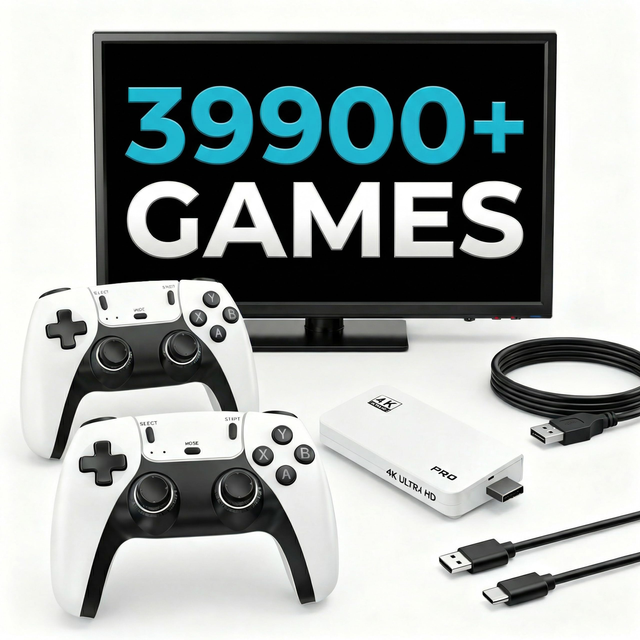 Game Stick Retro Mini 4K HD 64GB 30000 Tv Games Stick Lite M8 Video Game Console