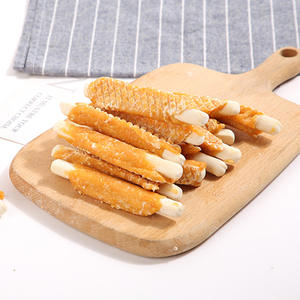 Comida para mascotas al por mayor, golosinas para perros, pechuga de pollo seca envuelta en Barra de nutrición, comida para perros pequeños, bocadillos para perros - Product Image 3