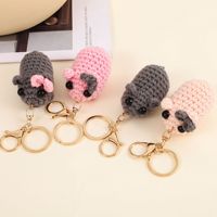 Gorro de Graduación de Ganchillo con Diseño de Hámster Triste, Hecho a Mano, para Niños y Niñas, Regalo para el Día del Niño