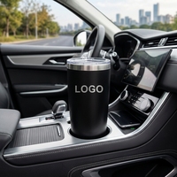 Vente en gros de gobelets isothermes de voyage personnalisés de 20 oz avec logo, en acier inoxydable thermolaqué, gravure laser, design en vrac