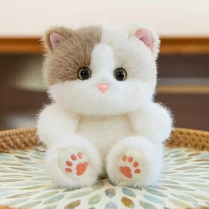 Nuevo Juguete de Peluche de Gato de Simulación, Gato Calico y Gato Naranja, Muñeco del Tamaño de la Palma de la Mano, Lindo Animal de Peluche, Regalo de Cumpleaños para Mejores Amigos y Niños - Product Image 4