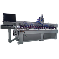 Machine à clouer automatique JiNan YuanNuo 600*3000 mm pour panneaux acoustiques insonorisants avec servomoteur et 20 pistolets à clous standard