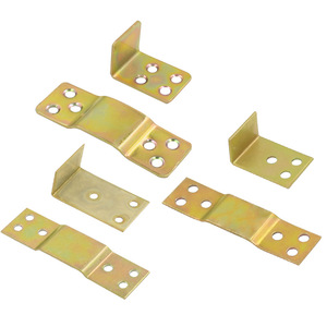 Furniture Hinge 2.5 Mm Thickness Plated Zinc Minimalist Design Flush Mount Durable <b>For</b> Bed And Cabinet Use - Product Image 1