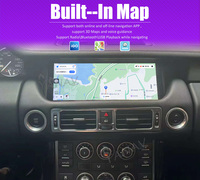 Navigateur GPS à écran tactile Android 12 de 128 Go avec CarPlay sans fil intégré pour Range Rover Vogue L322 V8 2002-2012