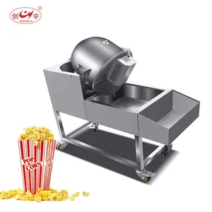 Stainless steel industrial commercial making caramel popcorn big machine