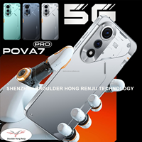 POVA7 Pro 16G+1TB Android 15 Smartphone 7,3 pouces Processeur rapide Longue autonomie des batteries Bandes 5G LTE mondiales Durable et fiable