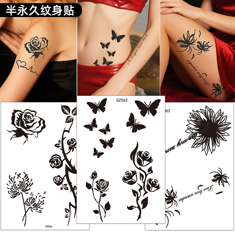 Waterproof Temporary Tattoo Stickers with Eco