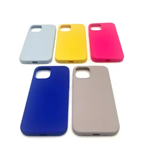 Custom LOGO Mobile Phone Accessories Lanyard Liquid Anti Slip Compressible Silicone Phone Case For IPhone12 IPhone12 Pro