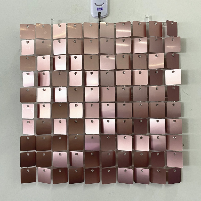 A-1026 наружная реклама доска вечерние свадебные украшения 30*30 см активатор воздуха ПВХ золотые блестки стеновые панели Мерцание стены